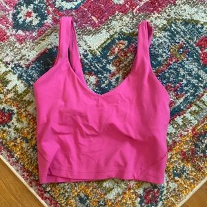 Size 4 lululemon Sonic pink align tank